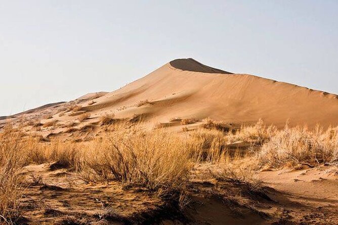 2 day tour to Altyn Emel Singing Dune and Aktau mountain - Basshi after a full day outdoors