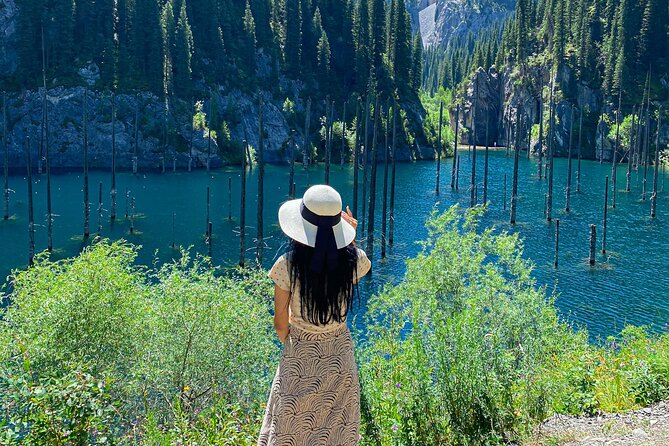 3 Day Tour to Kolsai Kaindy Lakes and Charyn Canyon - Kaindy Lake by UAZ SUV