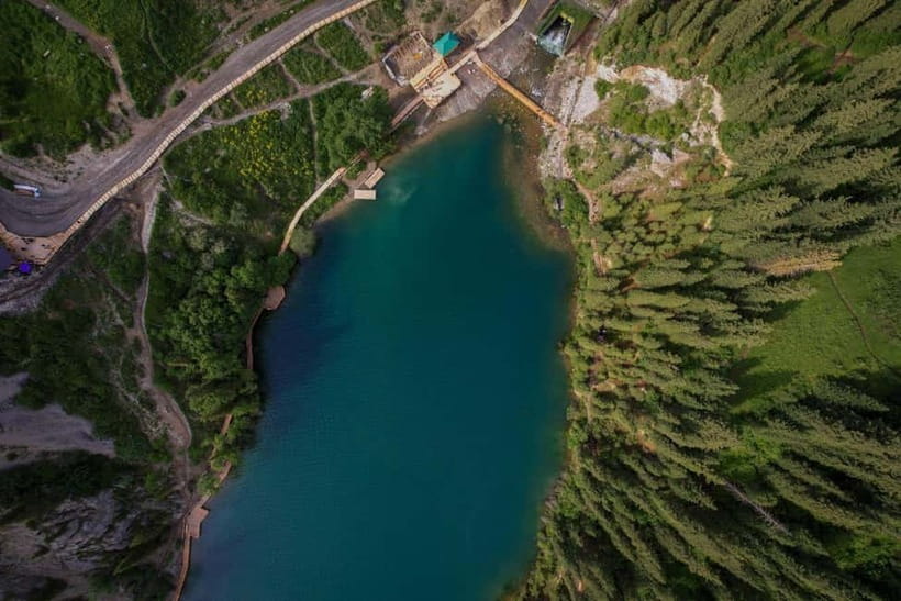 Almaty: 2-Day Tour to Kolsay Lake, Kaindy Lake & 3 Canyons - Lunch and a pause in Saty