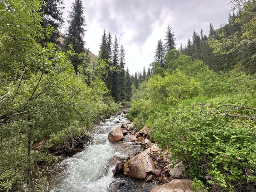 Almaty: Lake Issyk with Turgen Waterfall Day Tour - A local lunch with time to order
