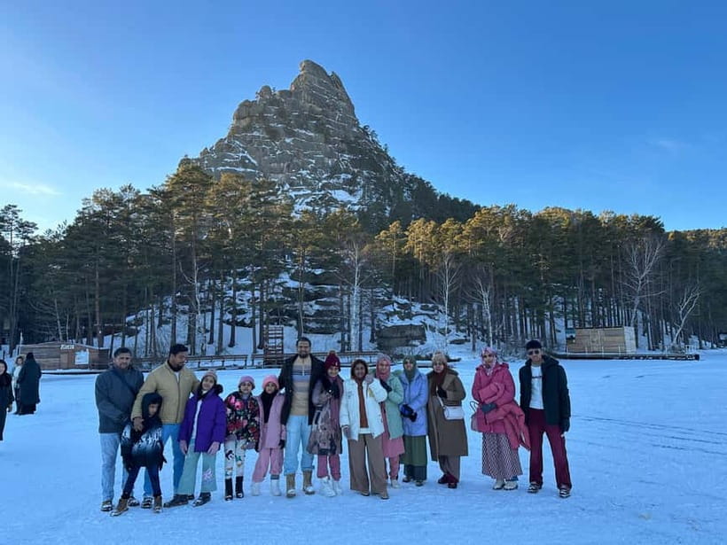 Astana: Burabay National Park Tour with Lunch and Pickup - Blue Bay and the Zhumbaktas rock