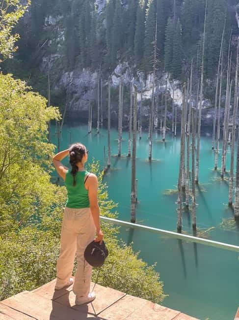 Charyn, Kolsay and Kaindy 2-Day Tour with Mount View Stay - Kaindy Lake and its sunken spruce forest