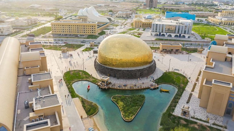 From Shymkent: Turkestan and Otrar Day Tour with Guide - Ahmed Yasawi’s mausoleum in Turkestan