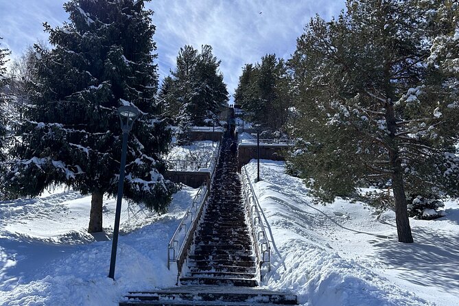 Group: Medeu, Shymbulak, Cathedral, 28's park, Market, Koktobe - Medeu: a high start beside the skating rink