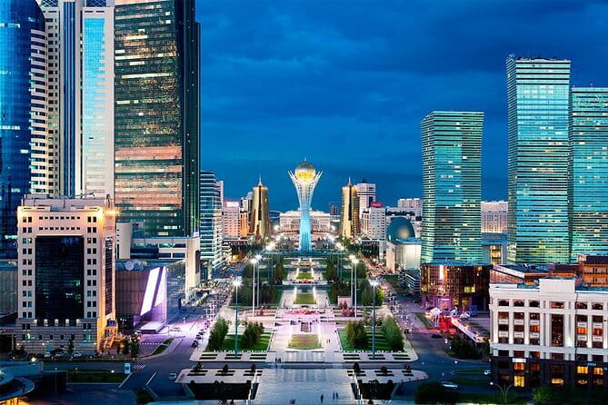 Guided Night Time Tour of Astana in a Private Car - Hazret Sultan Mosque and a second religious landmark