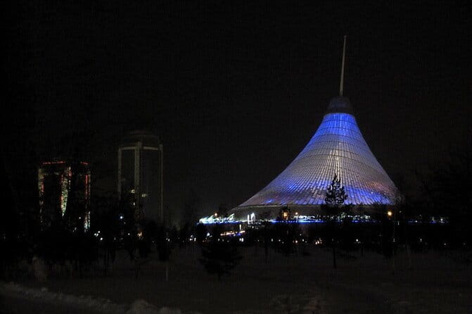 Guided Night Time Tour of Astana in a Private Car - What the private car adds to the evening