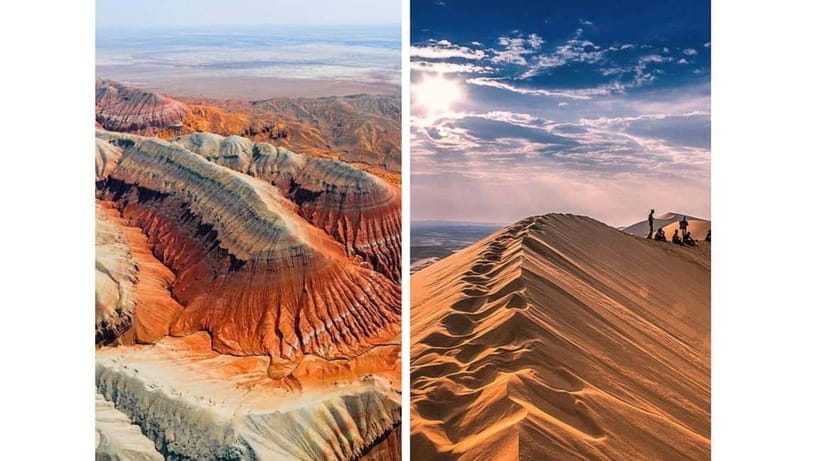 One Day Tour to Altyn-Emel: Singing Dune and Aktau Mountain - Breakfast and the first taste of village life