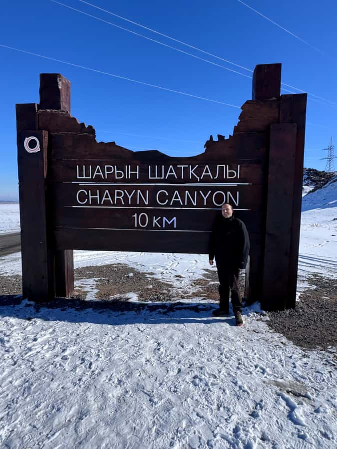 Priviate car tour to Charyn Canyon and Kolsay lake - The road from canyon to mountain lake