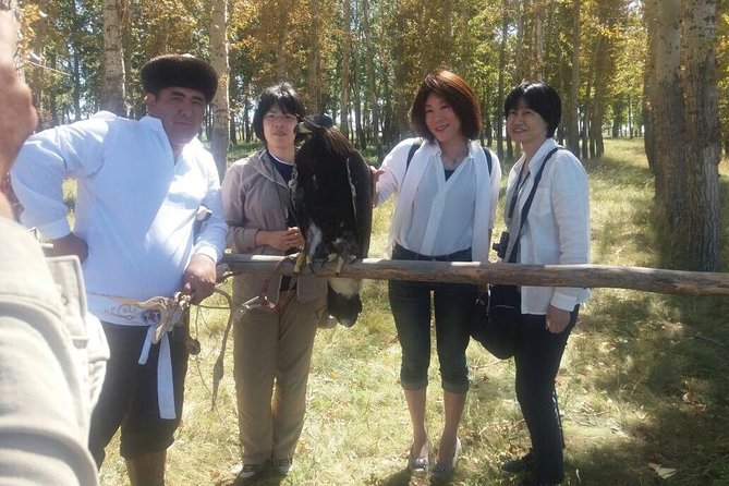 Trip to Kazakh family of Eagle hunters in Astana (6 hours) - Making baursak and kurt in the yurta