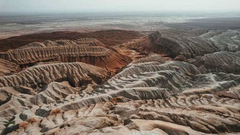Two Day Tour to Altyn Emel: Singing Dune and Aktau Mountain - Aktau Mountains: Kazakhstan’s pale, cinematic side